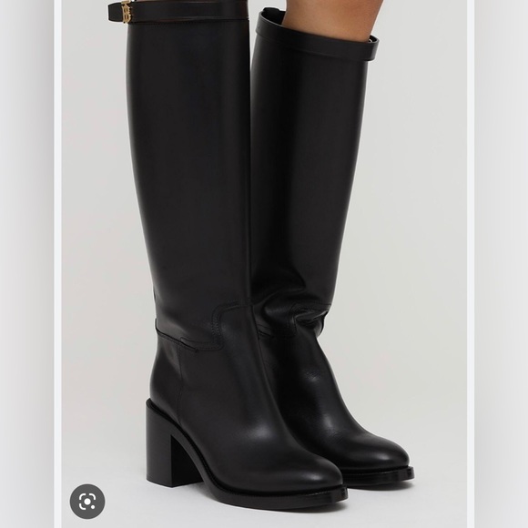 Burberry Shoes - NWT Burberry Women's Black 70mm Redgrave Leather Tall Boots 40 9.5 leather black